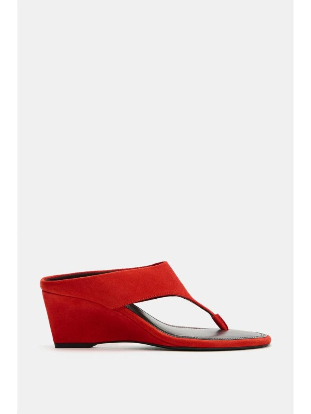 ZARA LEATHER WEDGE SANDALS 1323/810/600 - Picture 3 of 5
